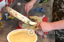Курица, фаршированная блинами и печенью - Шаг 9 Курица, фаршированная блинами и печенью - Шаг 9