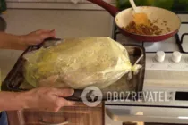 Курица, фаршированная гречкой - Шаг 8 Курица, фаршированная гречкой - Шаг 8