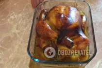 Курица, фаршированная рисом и грибами - Шаг 11 Курица, фаршированная рисом и грибами - Шаг 11