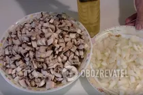 Вареники с грибами и сыром - Шаг 1 Вареники с грибами и сыром - Шаг 1
