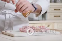Жареная курица с помидорами - Шаг 1 Жареная курица с помидорами - Шаг 1