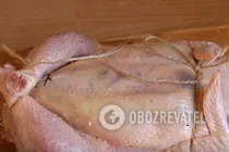 Курица, фаршированная блинами - Шаг 9 Курица, фаршированная блинами - Шаг 9