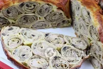 Курица, фаршированная блинами - Шаг 10 Курица, фаршированная блинами - Шаг 10