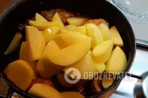 Тушеные окорочка с картошкой - Шаг 5 Тушеные окорочка с картошкой - Шаг 5