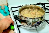 Тушковані стегенця в сметані - Крок 6 Тушковані стегенця в сметані - Крок 6