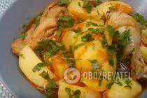 Тушкована курка з картоплею - Крок 9 Тушкована курка з картоплею - Крок 9