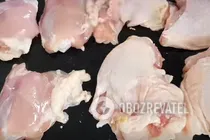 Тушеная курица в сметане - Шаг 1 Тушеная курица в сметане - Шаг 1