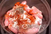 Тушеная курица с овощами - Шаг 2 Тушеная курица с овощами - Шаг 2