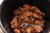Тушеная курица в мультиварке - Шаг 5 Тушеная курица в мультиварке - Шаг 5