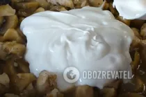 Тушеная курица с грибами - Шаг 6 Тушеная курица с грибами - Шаг 6
