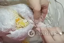 Курица, фаршированная рисом - Шаг 8 Курица, фаршированная рисом - Шаг 8