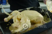 Курица гриль на вертеле в духовке - Шаг 6 Курица гриль на вертеле в духовке - Шаг 6