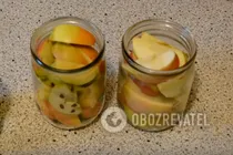 Настоянка на яблуках з медом - Крок 4 Настоянка на яблуках з медом - Крок 4