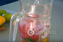Малиновый лимонад с лаймом - Шаг 8 Малиновый лимонад с лаймом - Шаг 8