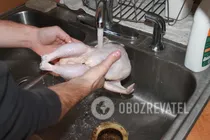 Курица на мангале целиком - Шаг 1 Курица на мангале целиком - Шаг 1
