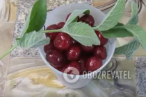 Вишневий лимонад із м'ятою - Крок 1 Вишневий лимонад із м'ятою - Крок 1