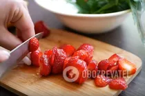 Клубничный лимонад с лимоном - Шаг 1 Клубничный лимонад с лимоном - Шаг 1