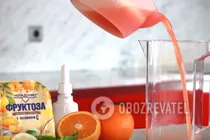 Грейпфрутовий лимонад із фруктозою - Крок 2 Грейпфрутовий лимонад із фруктозою - Крок 2