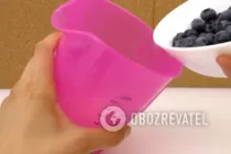 Коктейль с черникой и бананом - Шаг 1 Коктейль с черникой и бананом - Шаг 1