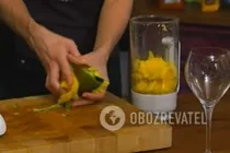 Молочний коктейль із манго - Крок 2 Молочний коктейль із манго - Крок 2