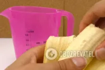 Коктейль с черникой и бананом - Шаг 2 Коктейль с черникой и бананом - Шаг 2