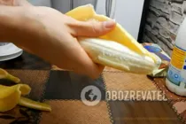 Банановий коктейль з морозивом - Крок 1 Банановий коктейль з морозивом - Крок 1