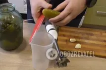 Тан с соленым огурцом - Шаг 1 Тан с соленым огурцом - Шаг 1