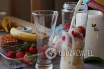 Молочний коктейль з зефіром і вершками - Крок 3 Молочний коктейль з зефіром і вершками - Крок 3