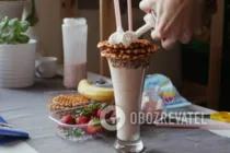 Молочний коктейль з зефіром і вершками - Крок 7 Молочний коктейль з зефіром і вершками - Крок 7