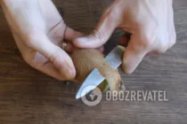 Молочный коктейль из банана и киви - Шаг 1 Молочный коктейль из банана и киви - Шаг 1