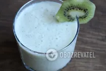 Молочный коктейль из банана и киви - Шаг 7 Молочный коктейль из банана и киви - Шаг 7
