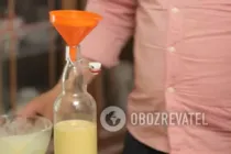 Яичный ликер со сгущенкой и коньяком - Шаг 6 Яичный ликер со сгущенкой и коньяком - Шаг 6