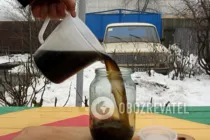 Кавовий лікер зі згущеним молоком і прянощами - Крок 5 Кавовий лікер зі згущеним молоком і прянощами - Крок 5
