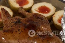 Утка, фаршированная яблоками и капустой - Шаг 7 Утка, фаршированная яблоками и капустой - Шаг 7