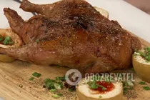 Утка, фаршированная яблоками и капустой - Шаг 8 Утка, фаршированная яблоками и капустой - Шаг 8