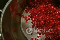 Глинтвейн с клюквой и апельсином - Шаг 1 Глинтвейн с клюквой и апельсином - Шаг 1