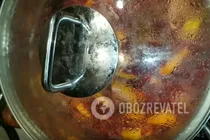 Глинтвейн с клюквой и апельсином - Шаг 7 Глинтвейн с клюквой и апельсином - Шаг 7