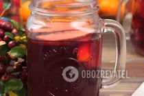 Глинтвейн с вишневым соком и перцем - Шаг 8 Глинтвейн с вишневым соком и перцем - Шаг 8