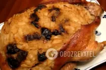 Качка, фарширована капустою і чорносливом - Крок 8 Качка, фарширована капустою і чорносливом - Крок 8