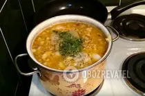 Рассольник с перловкой на свинине - Шаг 7 Рассольник с перловкой на свинине - Шаг 7