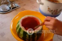 Крюшон у кавуні - Крок 7 Крюшон у кавуні - Крок 7