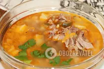 Рассольник с перловкой по-домашнему - Шаг 10 Рассольник с перловкой по-домашнему - Шаг 10