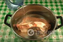 Рассольник на говядине с рассолом - Шаг 1 Рассольник на говядине с рассолом - Шаг 1