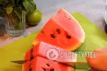 Арбузный смузи с мятой - Шаг 1 Арбузный смузи с мятой - Шаг 1