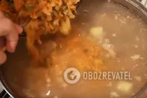 Рассольник с перловкой по-домашнему - Шаг 8 Рассольник с перловкой по-домашнему - Шаг 8