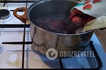 Мятный кисель с "Каркаде" - Шаг 5 Мятный кисель с "Каркаде" - Шаг 5