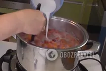 Полунично-вишневий кисіль - Крок 6 Полунично-вишневий кисіль - Крок 6