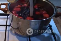Мятный кисель с "Каркаде" - Шаг 6 Мятный кисель с "Каркаде" - Шаг 6