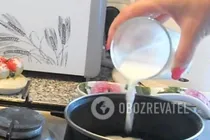 Молочный кисель с шоколадом и малиной - Шаг 5 Молочный кисель с шоколадом и малиной - Шаг 5