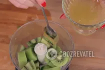 Смугастий смузі - Крок 2 Смугастий смузі - Крок 2